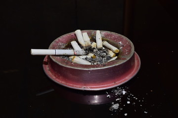 cigarette in an ashtray