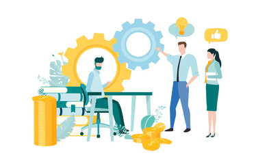 People work, study, implement business projects, plan, analyze and increase efficiency.