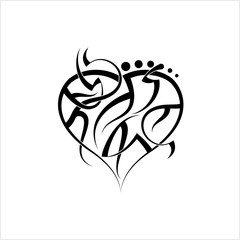Tattoo Heart , Heart Shape