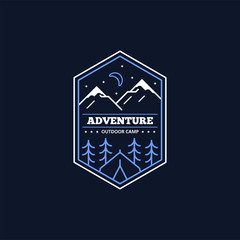 Camp logo design