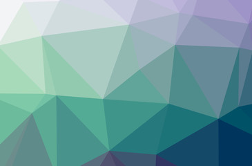 Fototapeta premium Illustration of abstract Blue And Green horizontal low poly background. Beautiful polygon design pattern.