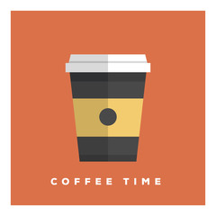 COFFEE TIME ICON CONCEPT