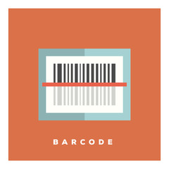 BARCODE ICON CONCEPT