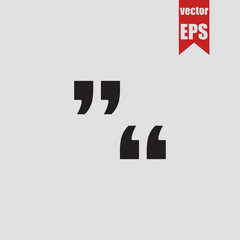 Commas icon.Vector illustration.