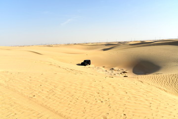 Around Lisalli to Al Qudra lakes off-roads and Desert Safari adventure, Dubai, United Arab Emirates