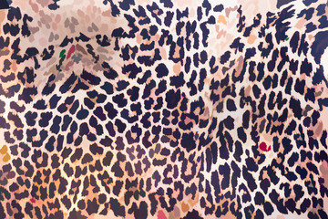 abstract leopard fur for texture background