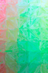 Illustration of abstract Green And Pink Impressionist Impasto Vertical background.