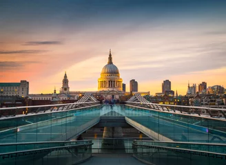 Zelfklevend Fotobehang St Paul Cathedral, London, United Kingdom © stefanotermanini