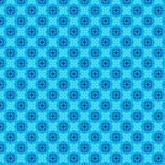 Nahtloses blaues Ornament Muster