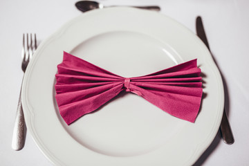 Festive and vintage decoration for wedding, romantic and rustic receptions