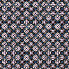 Nahtloses kaleidoskop Muster floral