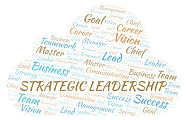 Strategic Leadership word cloud.