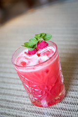 pink cocktail