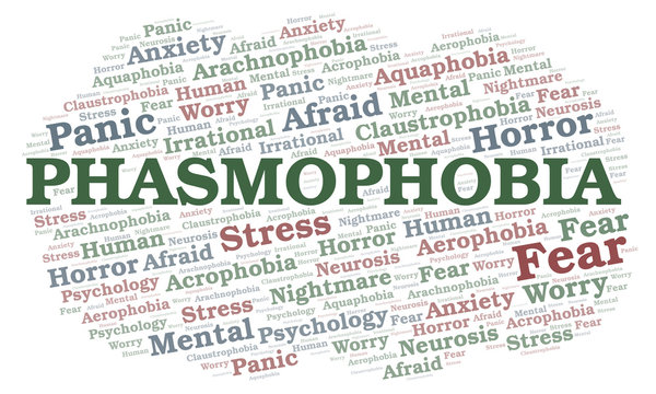 Phasmophobia word cloud.