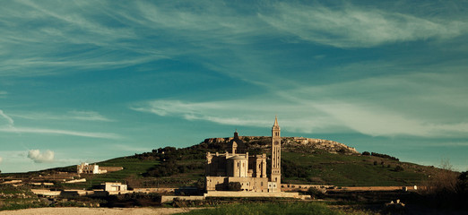 The Basilica of the National Shrine of the Blessed Virgin of Ta' Pinu at Gozo, Malta - Image