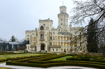 Fototapeta premium Castle Hluboka nad Vltavou, South Bohemia