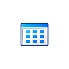 browser vector icon. flat design