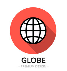 GLOBE ICON CONCEPT