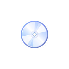 disk vector icon. flat design
