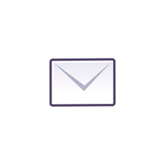 envelope vector icon. flat design