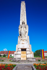 Obraz premium Obelisk of Horea, Closca and Crisan from Citadel fortress Alba Carolina