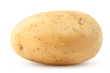 potato, isolated on white background, clipping path, full depth of field
