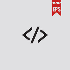 Code icon.Vector illustration.
