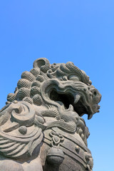 Fototapeta na wymiar Lion sculpture