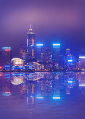 Panorama of central Hong Kong