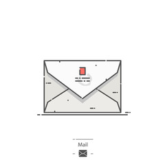 Mail - Line color icon