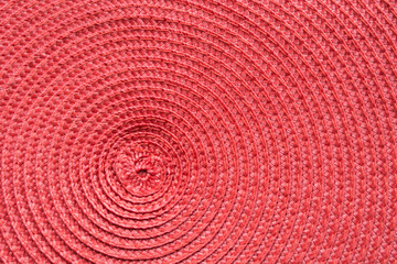 Red textile as pattern. Texture. Background Surface