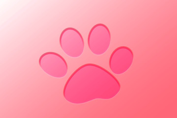 Footprint of cat　猫の足跡