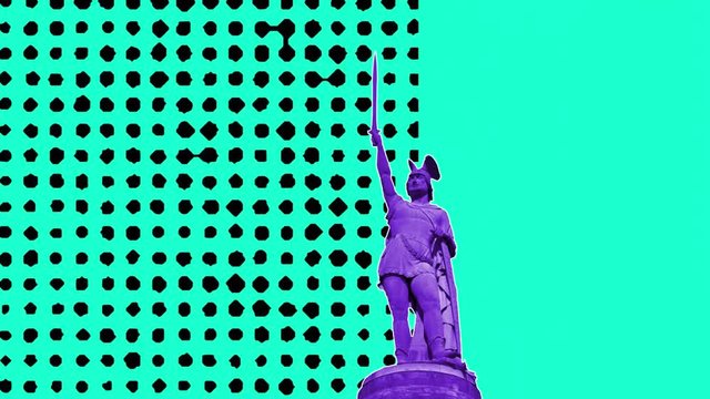 Zine culture graphic animation art collage