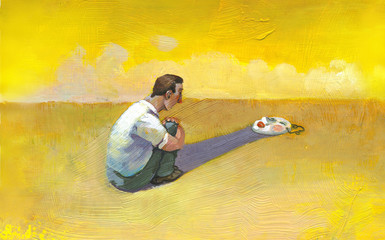 know thyself psychological surreal painting