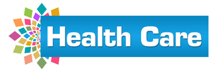 Health Care Colorful Squares Circular Bar 