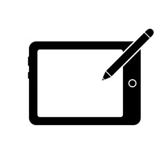 Digital Drawing Board icon. Vector illustration.