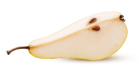 Fresh yellow pears quarter