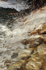 Small waterfall in creek