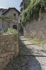 Fototapeta na wymiar Italia Marche Civitella del Tronto città fortezza centro storico