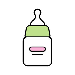 Baby Bottle icon. isolated on white background