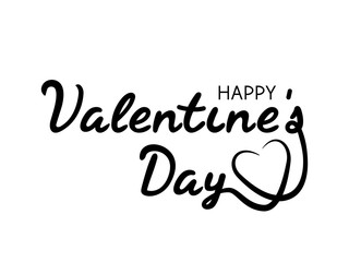 Happy Valentine's Day text