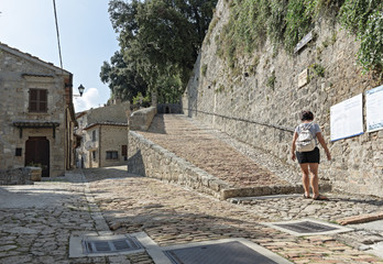 Italia Marche Civitella del Tronto città fortezza centro storico