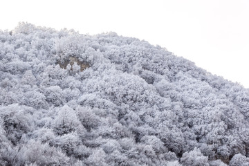 Winter big mountains. 