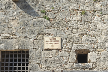 Italia Marche Civitella del Tronto città fortezza vedute del forte