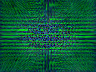 binary numbers as background