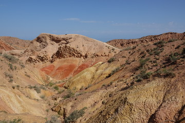 Canyon Fairy Tale, in Terskey Alatau. Kyrgyzstan