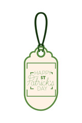 st patrick day commercial tag isolated icon