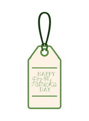 st patrick day commercial tag isolated icon