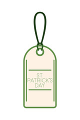 st patrick day commercial tag isolated icon