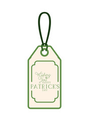 st patrick day commercial tag isolated icon